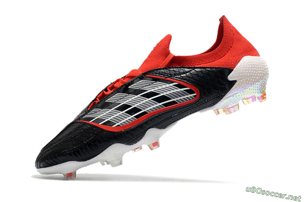 Men's Adidas Predator Archive Limited Edition FG Football Boots - Black/White/Red 5