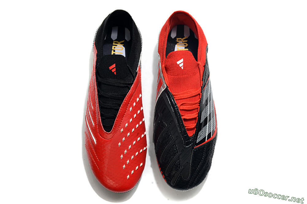 Men's Adidas Predator Archive Limited Edition FG Football Boots - Black/White/Red 6