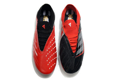 Men's Adidas Predator Archive Limited Edition FG Football Boots - Black/White/Red