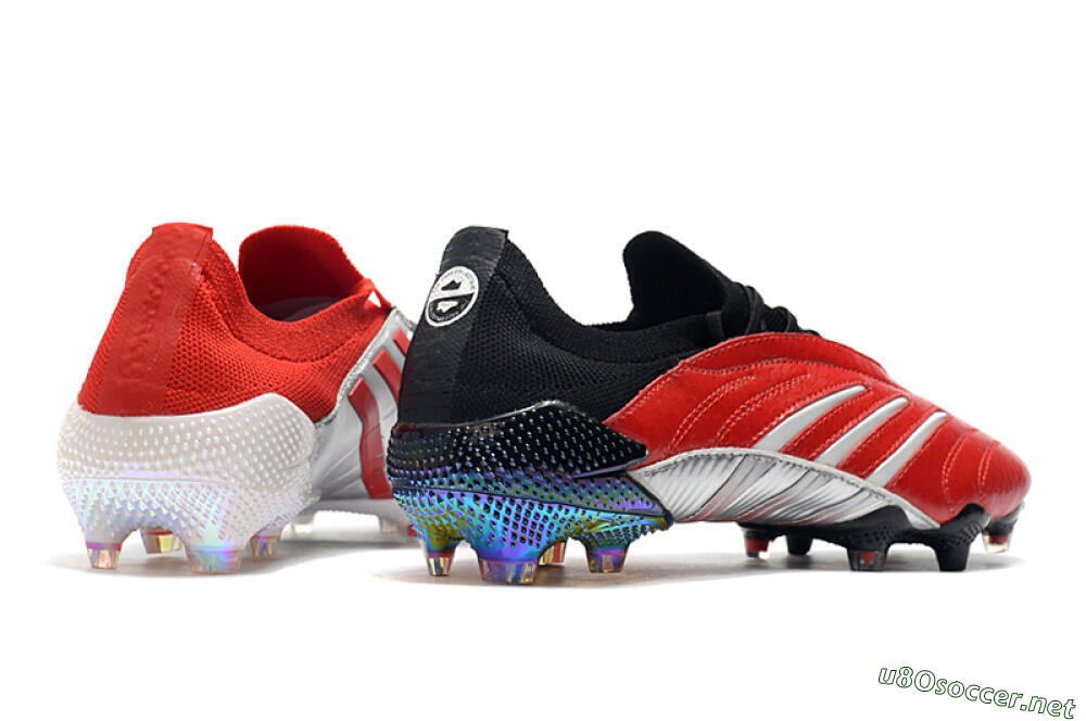 Men's Adidas Predator Archive Limited Edition FG Football Boots - Black/White/Red 7