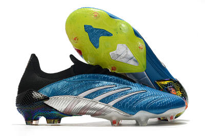 Men's Adidas Predator Archive Limited Edition FG Football Boots - Blue/Silver/Red/Yellow