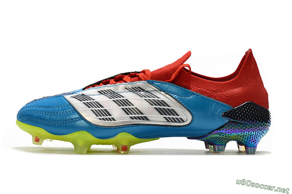 Men's Adidas Predator Archive Limited Edition FG Football Boots - Blue/Silver/Red/Yellow 0