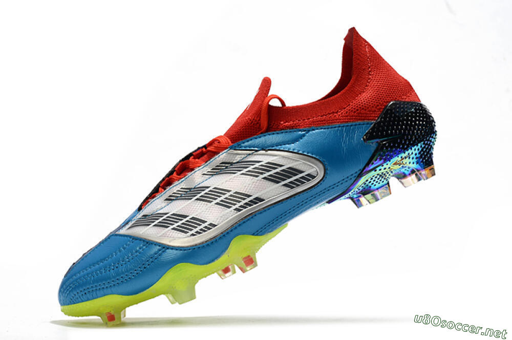 Men's Adidas Predator Archive Limited Edition FG Football Boots - Blue/Silver/Red/Yellow 6