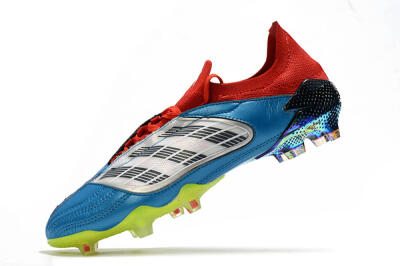 Men's Adidas Predator Archive Limited Edition FG Football Boots - Blue/Silver/Red/Yellow