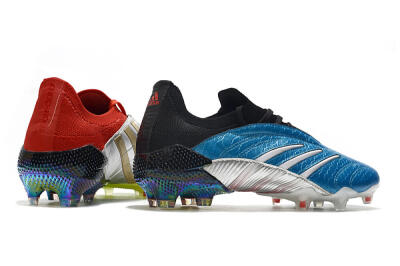 Men's Adidas Predator Archive Limited Edition FG Football Boots - Blue/Silver/Red/Yellow