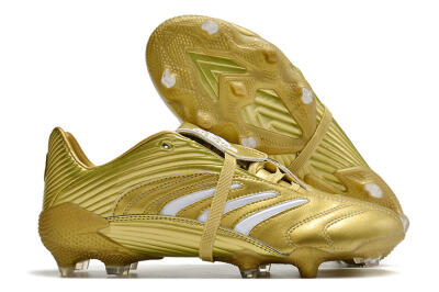 Men's Adidas Predator Absolute 20 FG Football Boots - Gold/White
