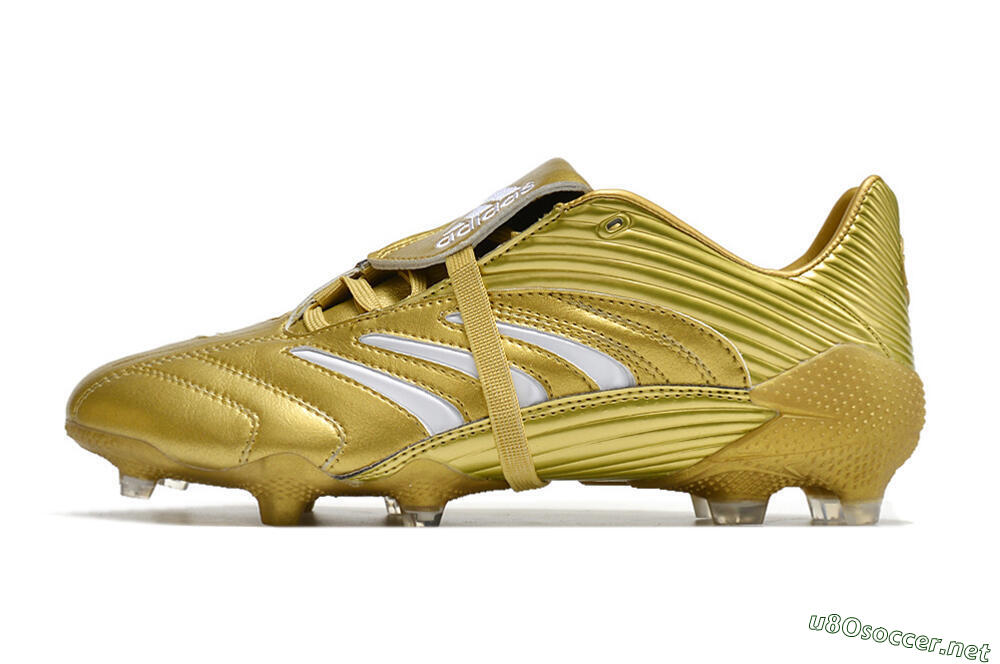 Men's Adidas Predator Absolute 20 FG Football Boots - Gold/White 0
