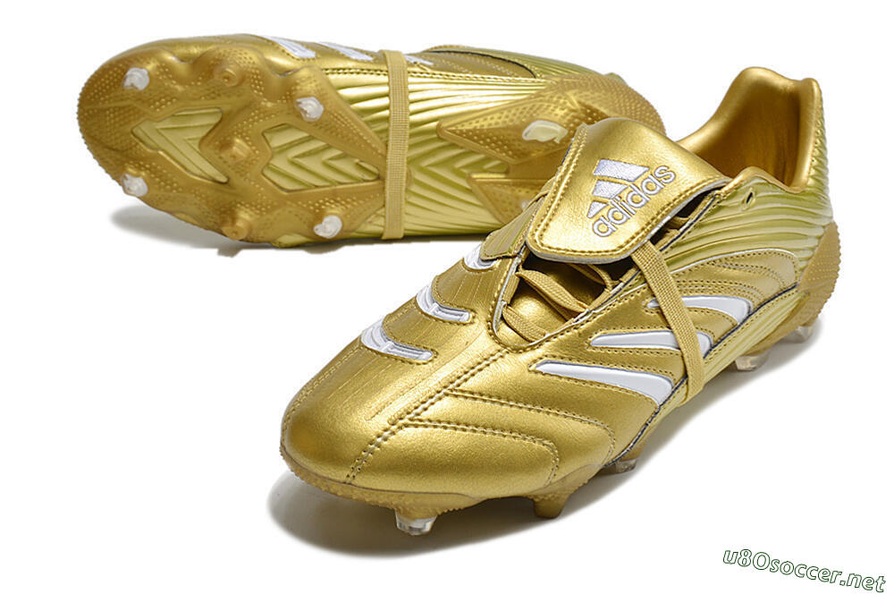 Men's Adidas Predator Absolute 20 FG Football Boots - Gold/White 3