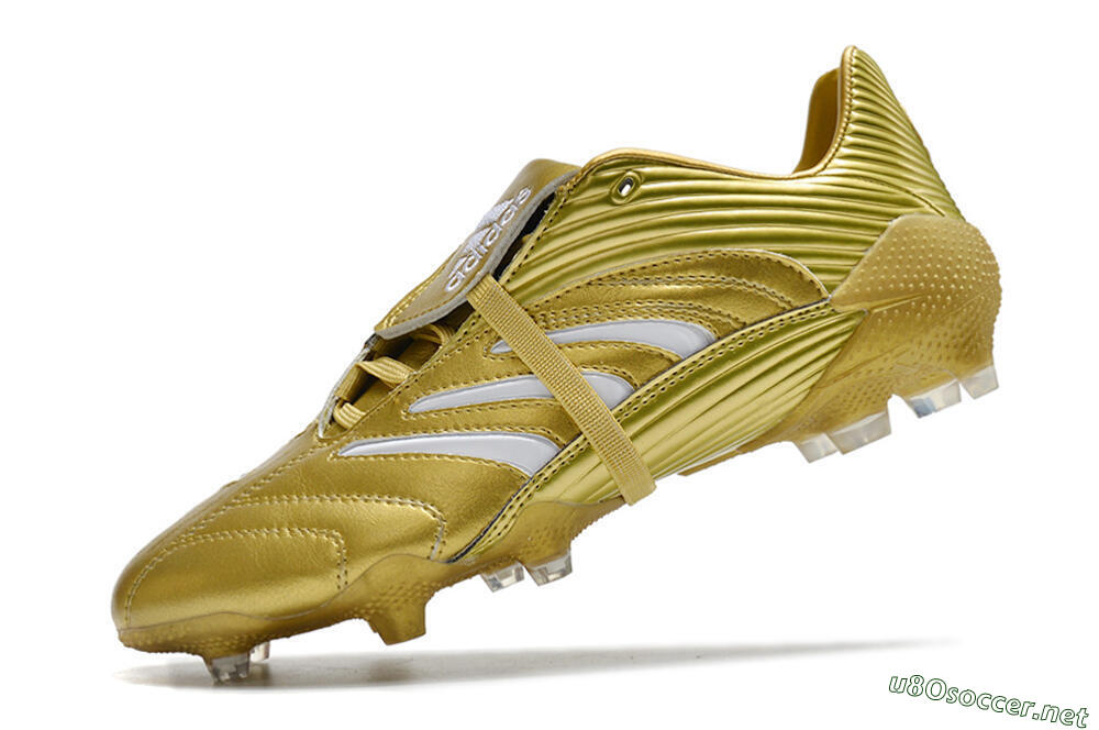 Men's Adidas Predator Absolute 20 FG Football Boots - Gold/White 5