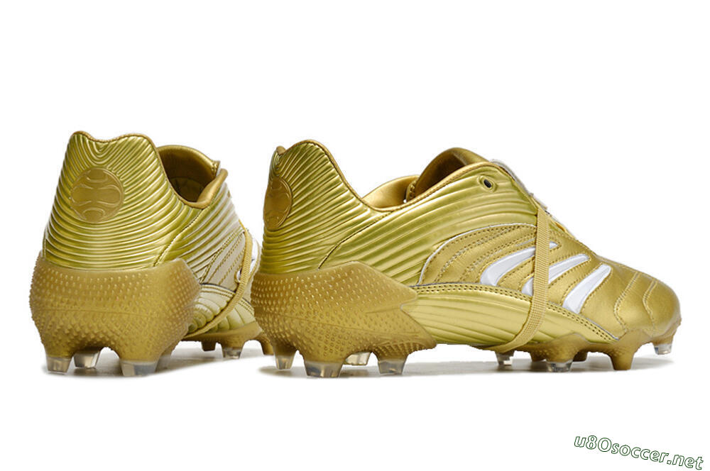 Men's Adidas Predator Absolute 20 FG Football Boots - Gold/White 6