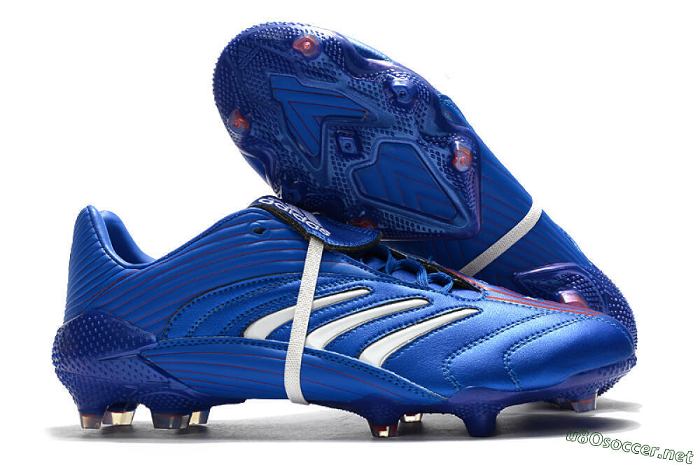 Men's Adidas Predator Absolute 20 FG Football Boots - Blue/White 2