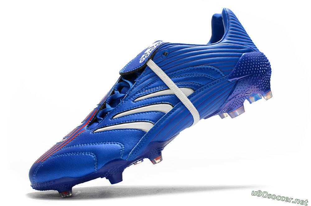 Men's Adidas Predator Absolute 20 FG Football Boots - Blue/White 5