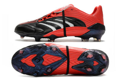 Men's Adidas Predator Absolute 20 FG Football Boots - Black/Red/White