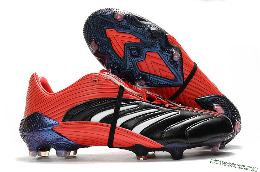 Men's Adidas Predator Absolute 20 FG Football Boots - Black/Red/White 2