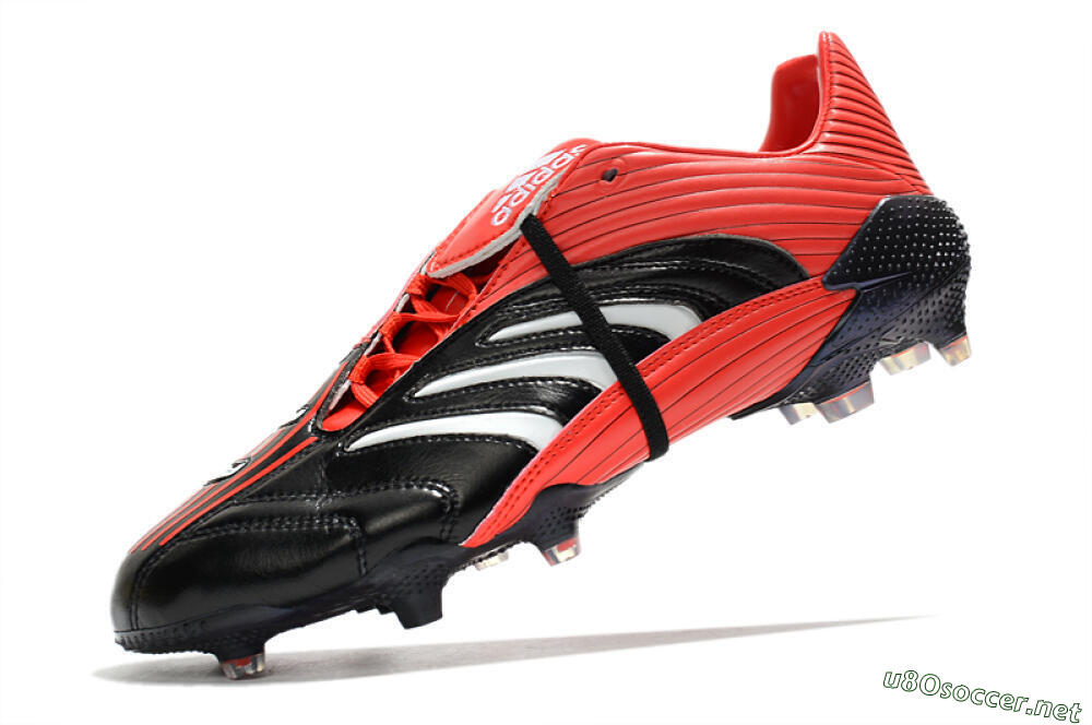 Men's Adidas Predator Absolute 20 FG Football Boots - Black/Red/White 5