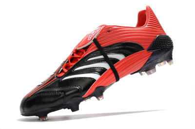 Men's Adidas Predator Absolute 20 FG Football Boots - Black/Red/White