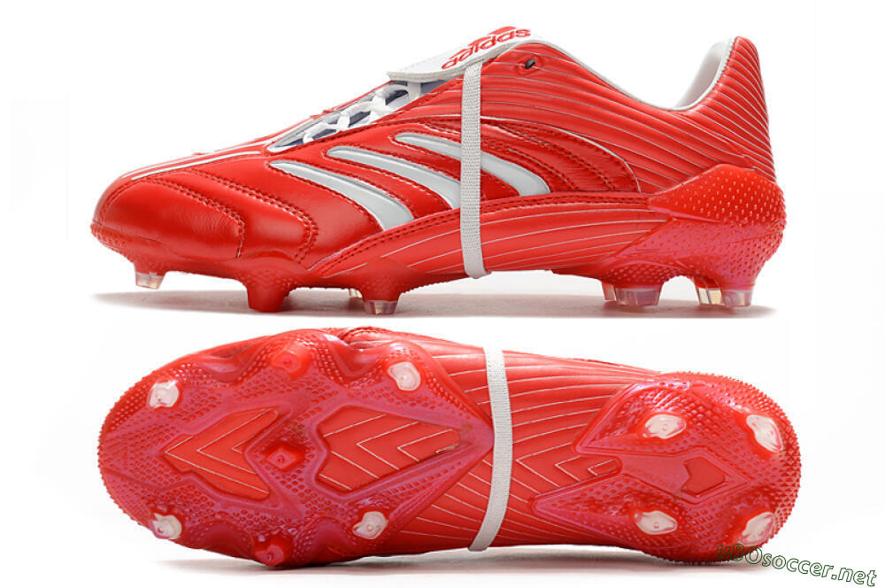 Men's Adidas Predator Absolute 20 FG Football Boots - Red/White 1