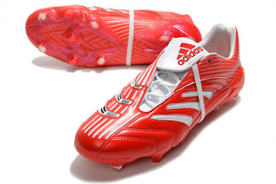 Men's Adidas Predator Absolute 20 FG Football Boots - Red/White