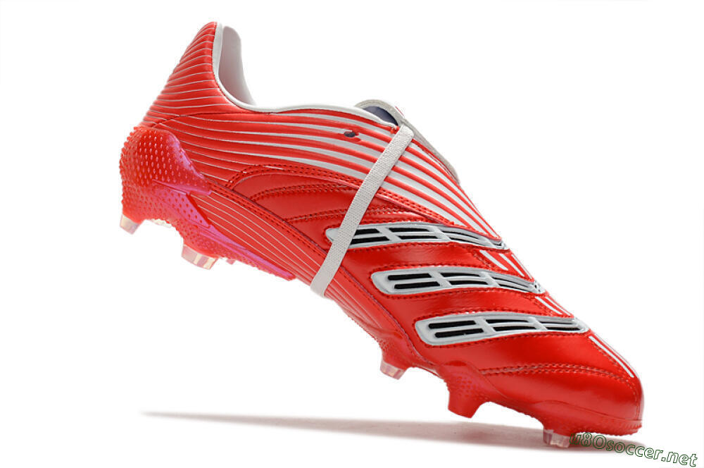 Men's Adidas Predator Absolute 20 FG Football Boots - Red/White 4