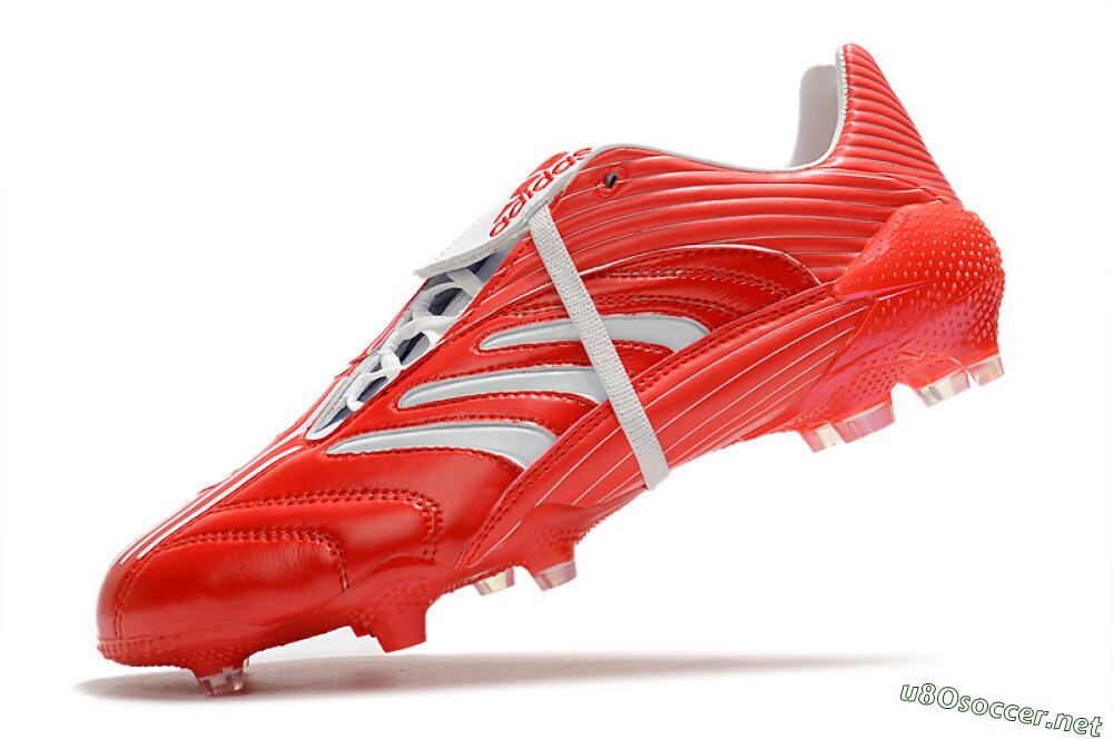 Men's Adidas Predator Absolute 20 FG Football Boots - Red/White 5