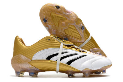 Men's Adidas Predator Absolute 20 FG Football Boots - White/Gold/Black