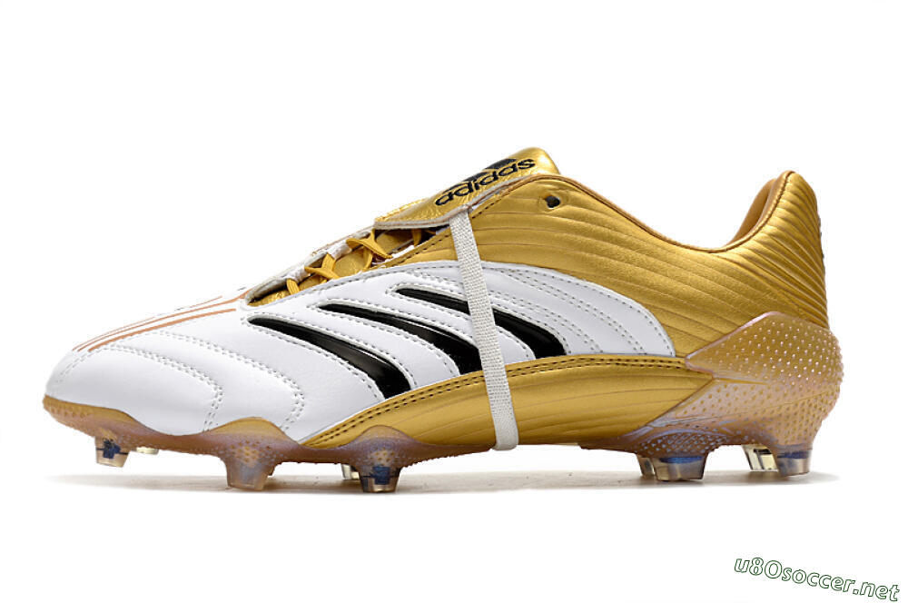 Men's Adidas Predator Absolute 20 FG Football Boots - White/Gold/Black 0