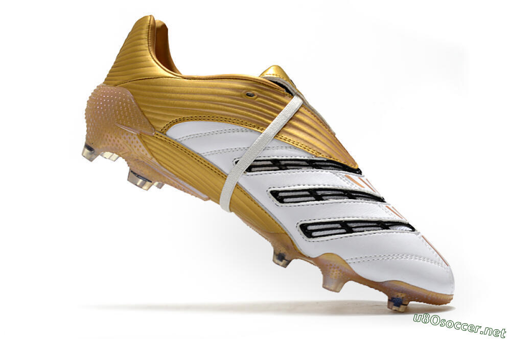 Men's Adidas Predator Absolute 20 FG Football Boots - White/Gold/Black 4
