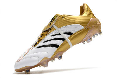 Men's Adidas Predator Absolute 20 FG Football Boots - White/Gold/Black