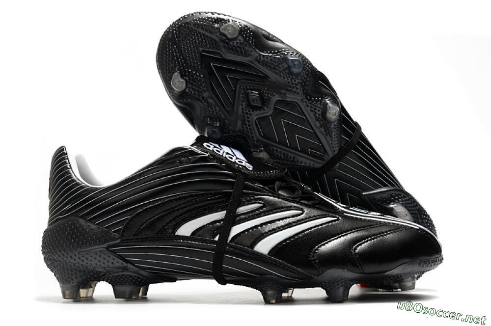 Men's Adidas Predator Absolute 20 FG Football Boots - Black/White 2