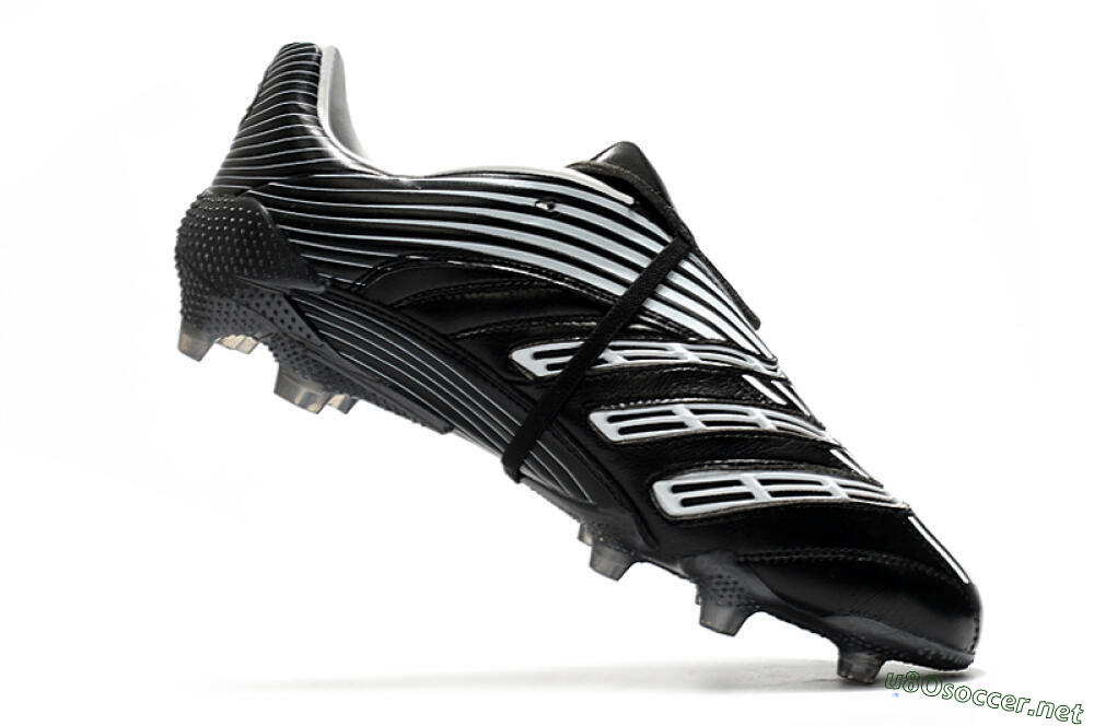 Men's Adidas Predator Absolute 20 FG Football Boots - Black/White 4