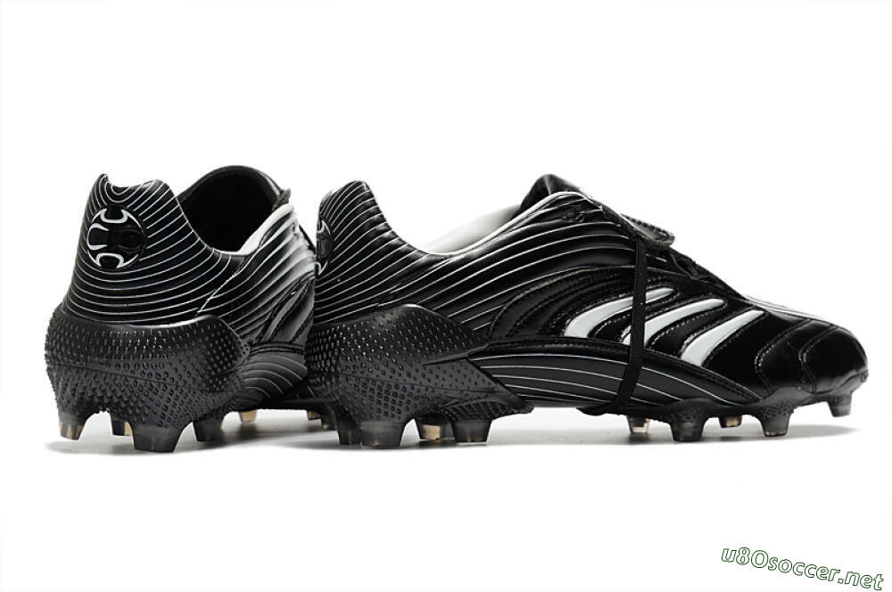 Men's Adidas Predator Absolute 20 FG Football Boots - Black/White 6