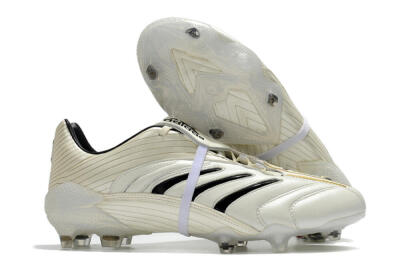 Men's Adidas Predator Absolute 20 FG Football Boots - White/Black