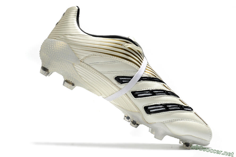 Men's Adidas Predator Absolute 20 FG Football Boots - White/Black 4