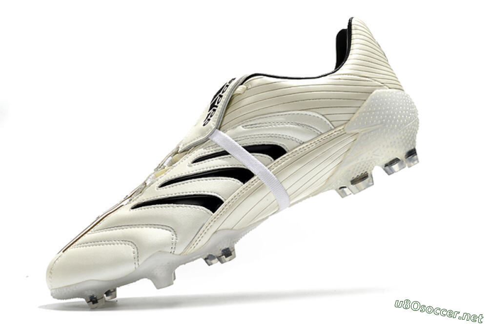 Men's Adidas Predator Absolute 20 FG Football Boots - White/Black 5