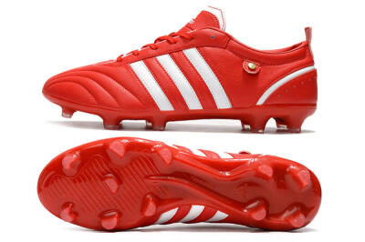 Men's Adidas Adipure FG Football Boots - Red/White