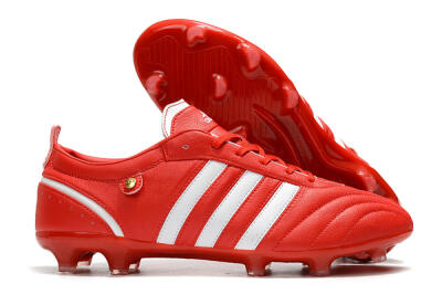 Men's Adidas Adipure FG Football Boots - Red/White