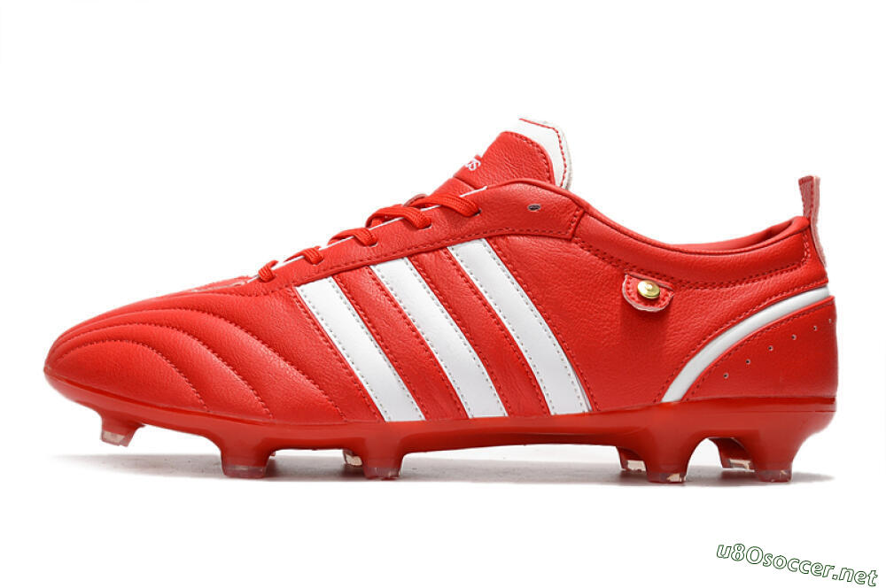 Men's Adidas Adipure FG Football Boots - Red/White 0
