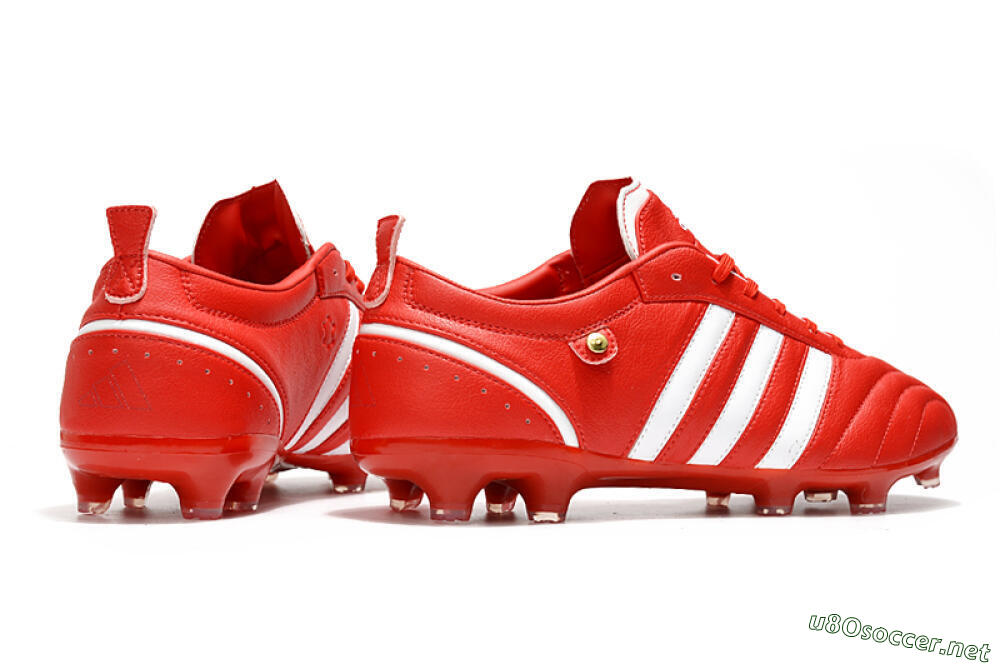 Men's Adidas Adipure FG Football Boots - Red/White 5
