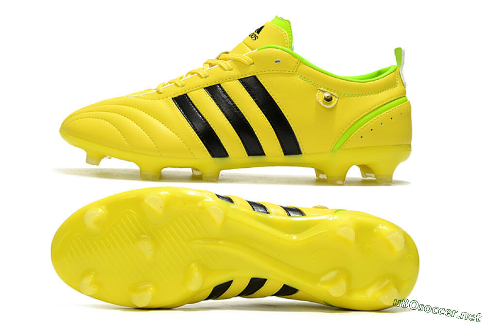 Men's Adidas Adipure FG Football Boots - Yellow/Black 1