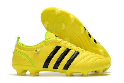 Men's Adidas Adipure FG Football Boots - Yellow/Black