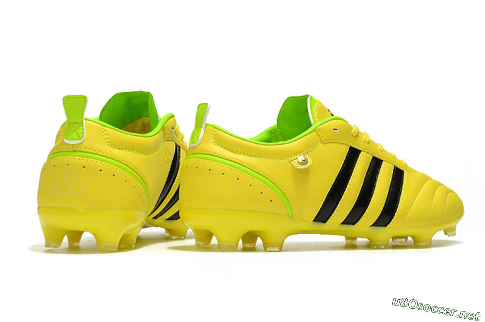 Men's Adidas Adipure FG Football Boots - Yellow/Black 6