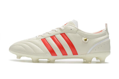 Men's Adidas Adipure FG Football Boots - Beige/Red