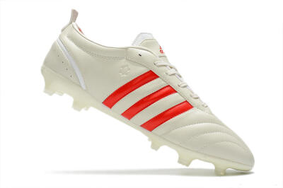 Men's Adidas Adipure FG Football Boots - Beige/Red