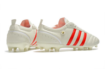 Men's Adidas Adipure FG Football Boots - Beige/Red