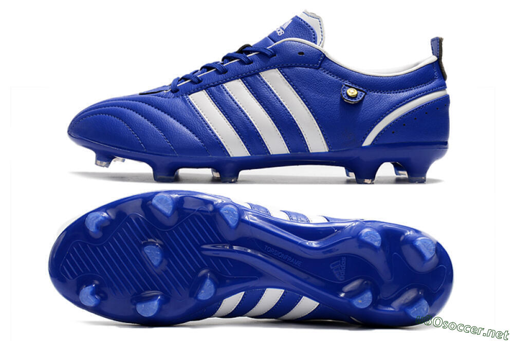 Men's Adidas Adipure FG Football Boots - Blue/White 1