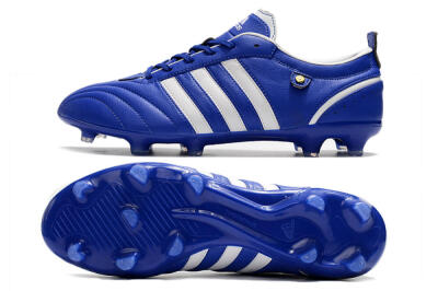Men's Adidas Adipure FG Football Boots - Blue/White