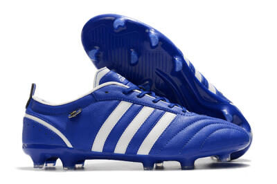 Men's Adidas Adipure FG Football Boots - Blue/White