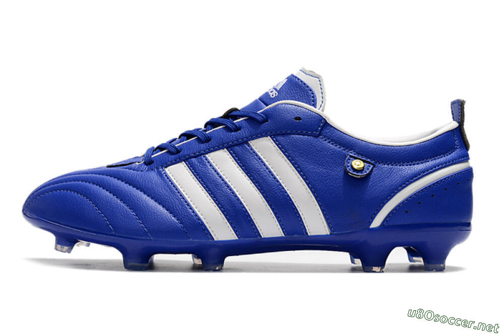Men's Adidas Adipure FG Football Boots - Blue/White 0