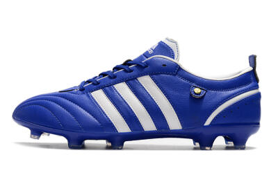 Men's Adidas Adipure FG Football Boots - Blue/White