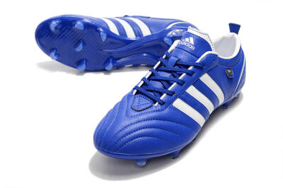 Men's Adidas Adipure FG Football Boots - Blue/White